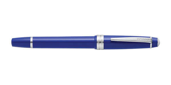 Bailey Light Polished Blue Resin Rollerball Pen