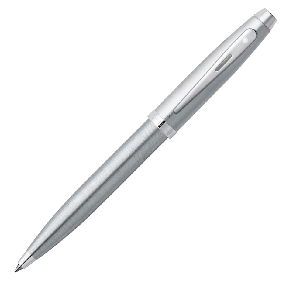Sheaffer 100 Ballpoint Pen - Brushed Chrome Nickel Trim