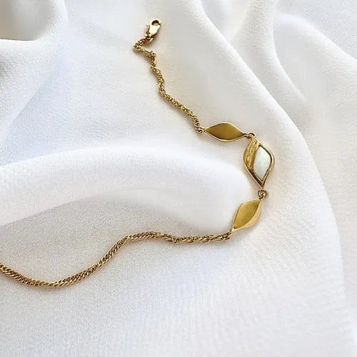 Lustre & Love Clarity Opal Bracelet in Gold Vermeil