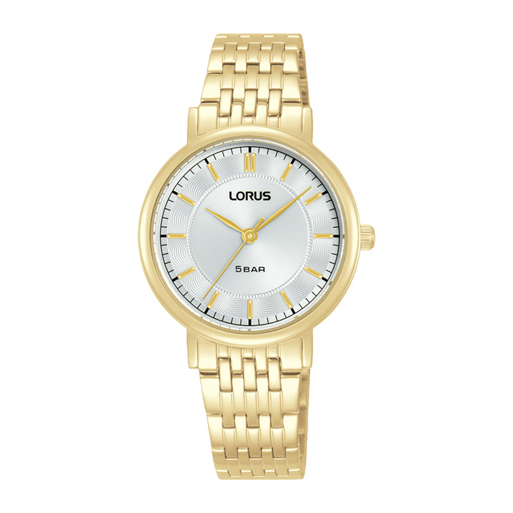 Lorus Argos Price Watch Lorus Ladies G/P White Dial Bracelet Watch – Gems Jewellers