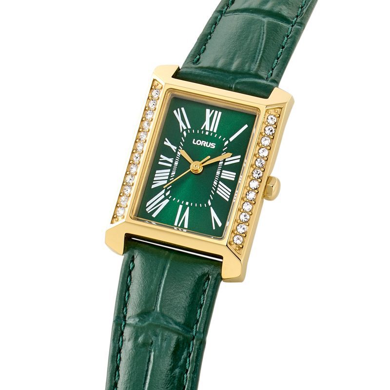 Lorus Ladies’ Double Green Square Elegance