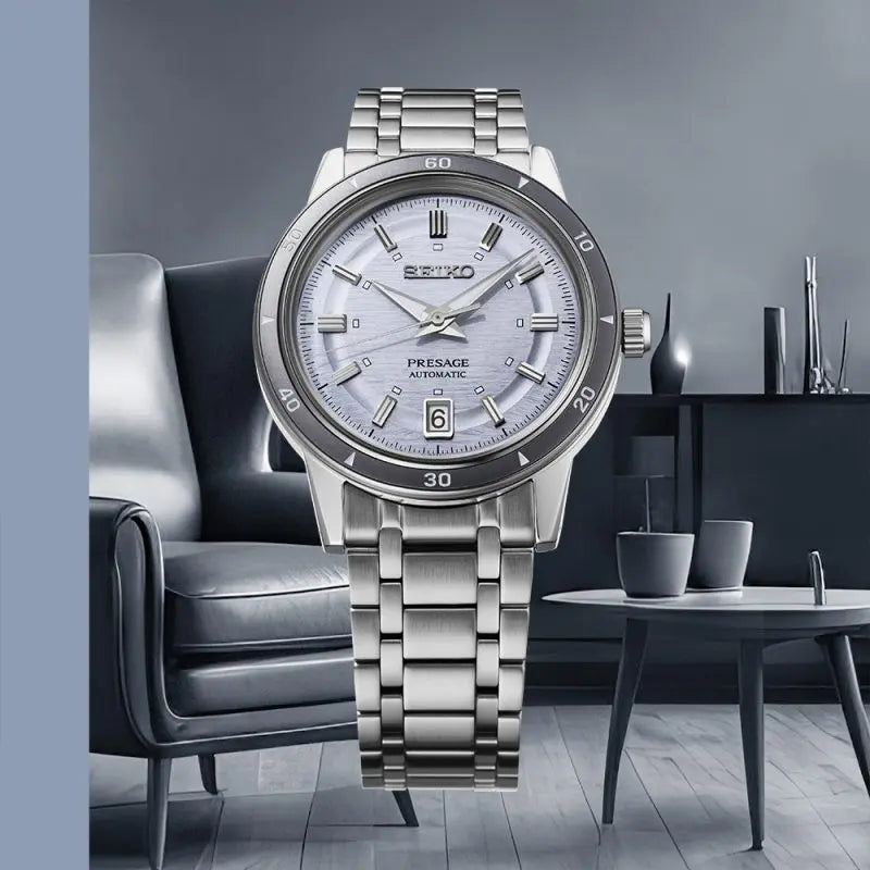 Seiko Presage in Silvery Violet