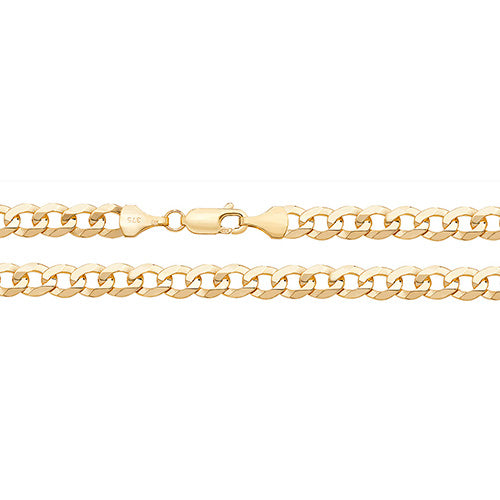9ct Yellow Gold Curb Chain