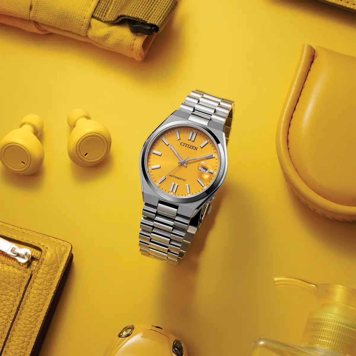 Citizen Tsuyosa Automatic Yellow Dial
