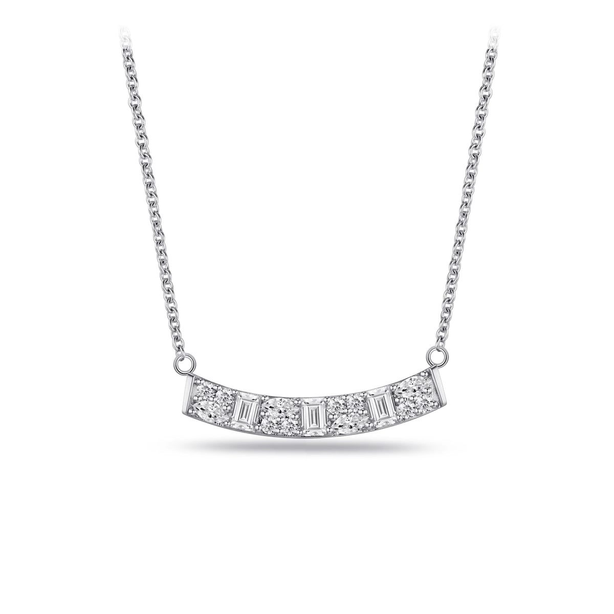 Glimmering Bar Necklace