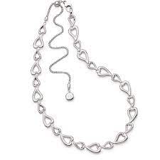Kit Heath Desire Love Story Heart Multi-Link Slider Necklace