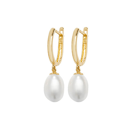 9CT YELLOW GOLD DROP EARRINGS