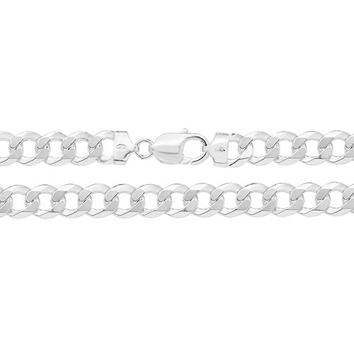 Sterling Silver Flat Curb Bracelet