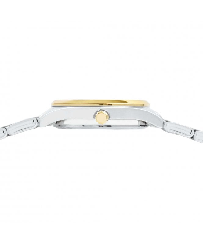 Lorus Ladies two tone white dial watch