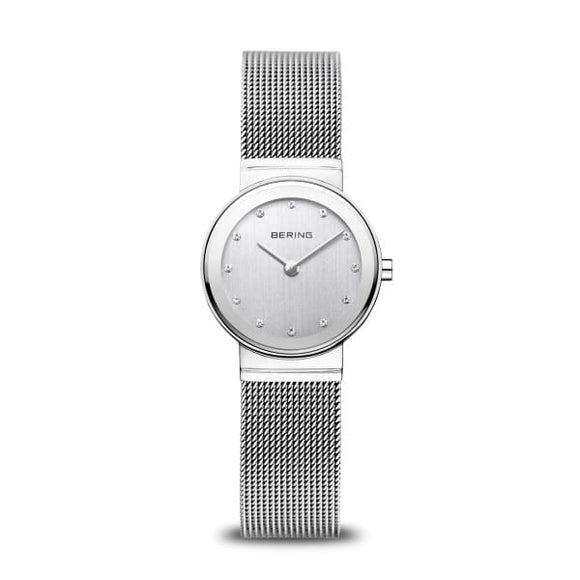 Bering Ladies Classic | polished silver | Mesh Bracelet Watch