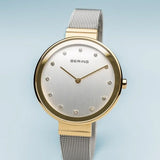 Bering Ladies Classic | polished gold | Mesh Bracelet Watch