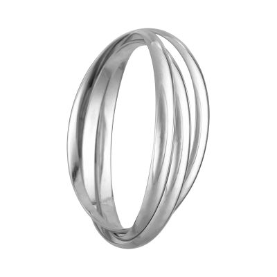 Silver 6mm Russian Bangle