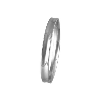 Silver Rim Slave Bangle