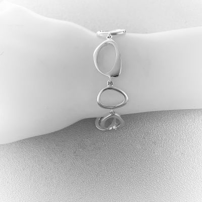 Silver Stepping Stones Bracelet