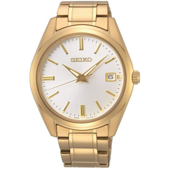 Seiko Gents Gold Plated Bracelet Watch