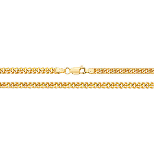 9ct Yellow Gold Close Curb Chain
