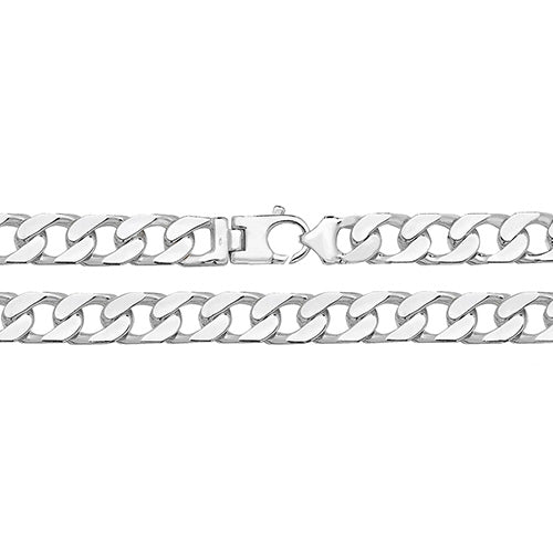 Sterling Silver Square Curb Bracelet