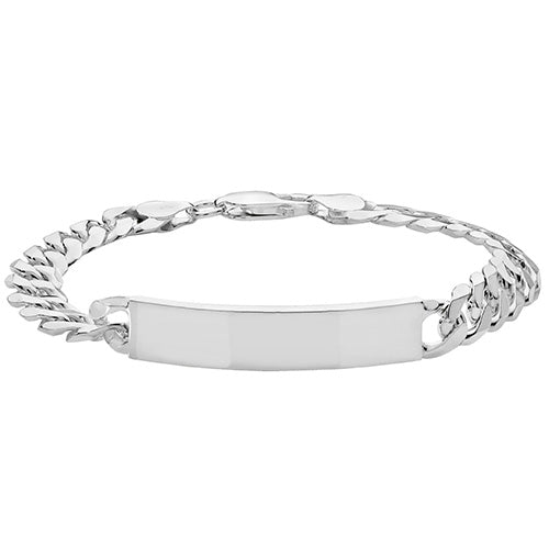 Sterling Silver Gents ID Bracelet