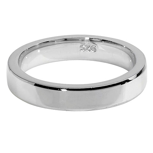 Sterling Silver 4mm Wedding Ring