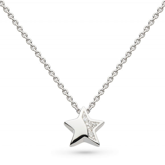 Miniature Shining Star Sparkle Pavé Necklace