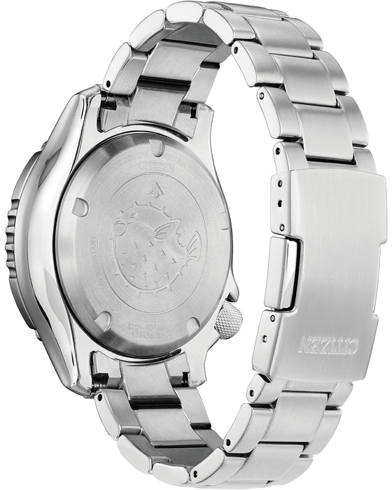 CITIZEN PROMASTER DIVER AUTOMATIC S STEEL BRACELET WATCH Gems