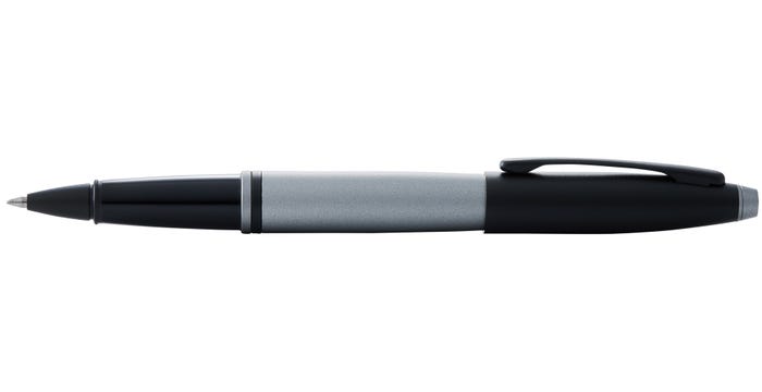 Cross Calais Matte Gray and Black Lacquer Rollerball Pen