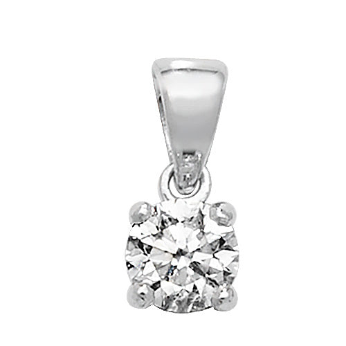 18ct Gold Single Stone Diamond Ring
