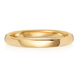 9ct Yellow Gold 2mm Court Wedding Ring