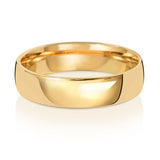 18ct Yellow Gold 5mm Court Wedding Ring