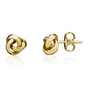 9ct Yellow gold stud earring