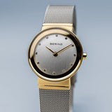 Bering Classic | polished gold | S/Steel Mesh Bracelet Watch