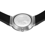 Bering Classic | polished silver | Black Silicione S/W