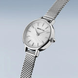 Bering Ladies Classic | polished silver | Mesh Bracelet Watch