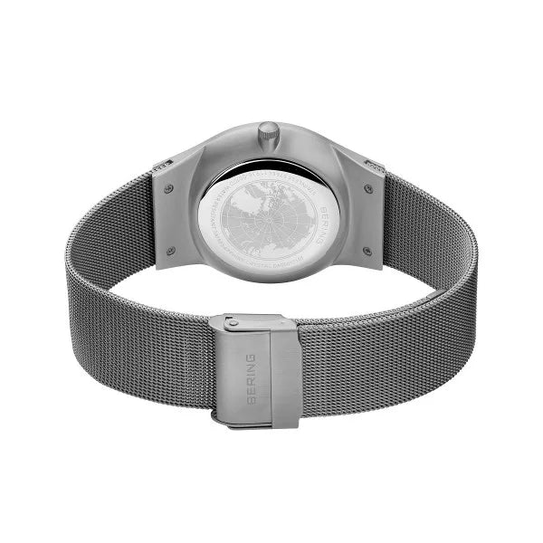 Bering Classic | brushed grey | Mesh Bracelet Watch