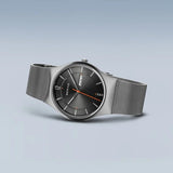 Bering Classic | brushed grey | Mesh Bracelet Watch