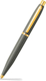 Sheaffer VFM Ballpoint Pen - Light Grey Gold Trim