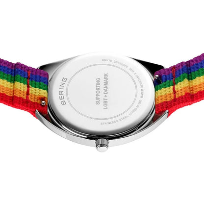 Bering Classic | polished silver | Unisex Mesh Bracelet