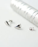 Kit Heath Desire Kiss Mini Heart Stud Earrings
