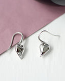 Desire Cherish Heart Drop Earrings