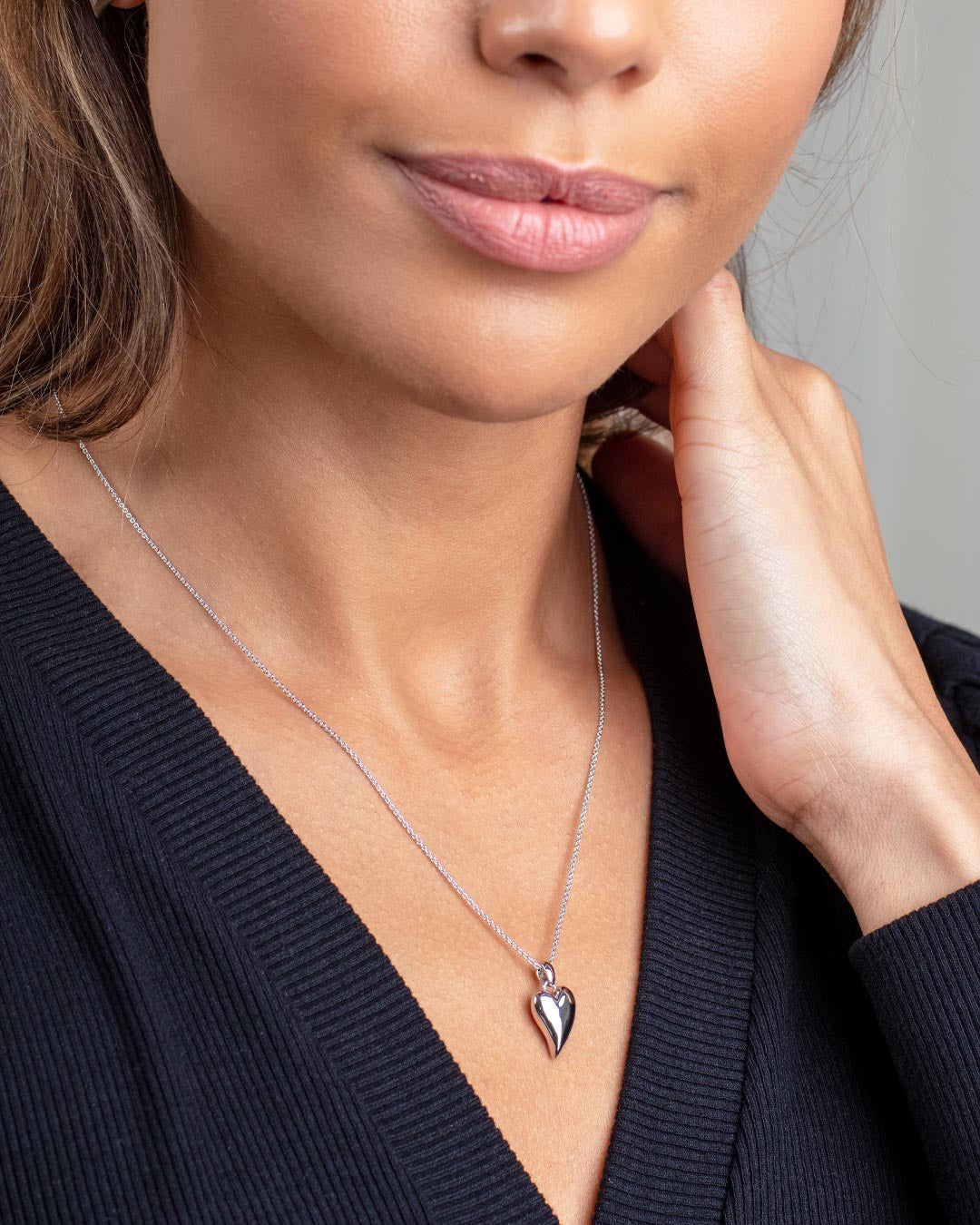 Kit Heath Desire Cherish Midi Heart Necklace