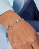Coast Pebble Smooth Hinged Bangle