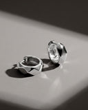 Glint Geo Wide Hoop Earrings