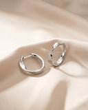 Serenity Curve Hoop Earrings