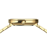Bering Classic Polished Gold Black Dial