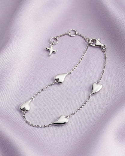 Kit Heath Desire Kiss Heart Station Bracelet