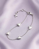 Desire Kiss Heart Station Bracelet