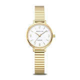 Bering gold tone expanding bracelet