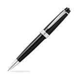 Bailey Light Glossy Black Resin Ballpoint Pen