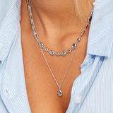 Kit Heath Pebbles Droplet Necklace