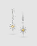 Kit Heath Céleste North Star Golden Two-Tone Drop Earrings